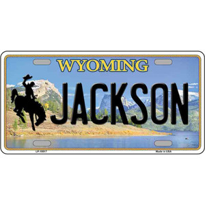 Jackson Wyoming Wholesale Metal Novelty License Plate