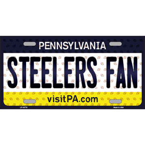 Steelers Fan Pennsylvania Novelty Wholesale Metal License Plate