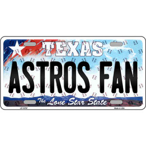 Astros Fan Texas Novelty Wholesale Metal License Plate