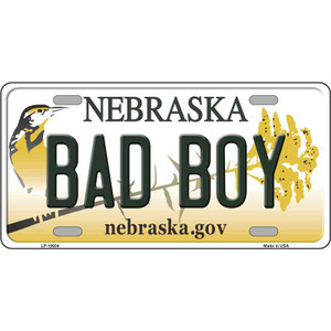 Bad Boy Nebraska Wholesale Metal Novelty License Plate