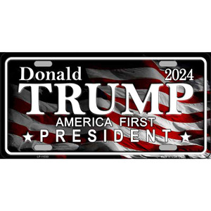 America First Trump Wholesale Metal Novelty License Plate
