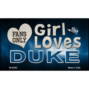 This Girl Loves Her Duke Wholesale Novelty Metal Magnet
