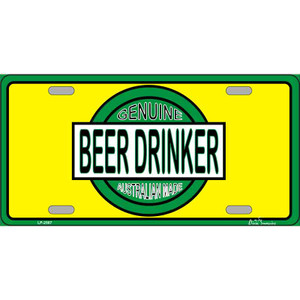 Beer Wholesale Metal Novelty License Plate