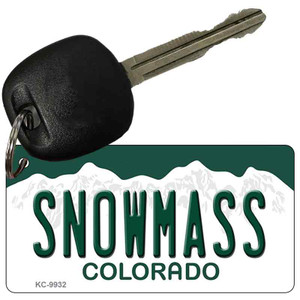 Snowmass Colorado Wholesale Metal Novelty Key Chain