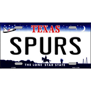 Spurs Texas State Wholesale Metal Novelty License Plate