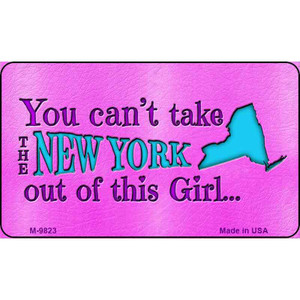 New York Girl Novelty Wholesale Metal Magnet M-9823