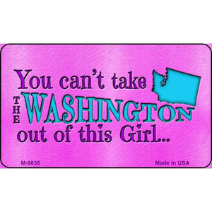 Washington Girl Novelty Wholesale Metal Magnet M-9838