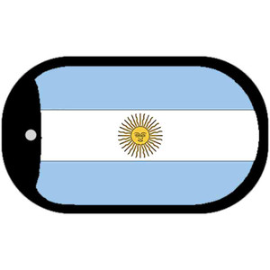 Argentina Flag Dog Tag Kit Wholesale Metal Novelty Necklace