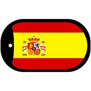 Spain Flag Dog Tag Kit Wholesale Metal Novelty Necklace