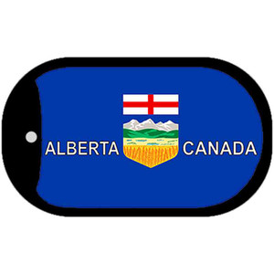 Alberta Canada Flag Dog Tag Kit Wholesale Metal Novelty Necklace