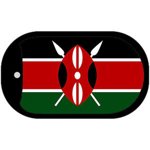 Kenya Flag Dog Tag Kit Wholesale Metal Novelty Necklace