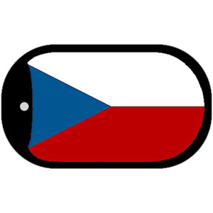 Czech Republic Flag Dog Tag Kit Wholesale Metal Novelty Necklace