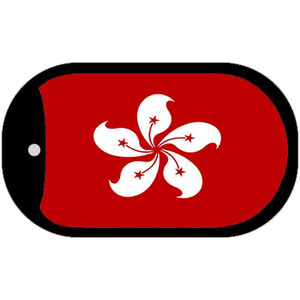 Hong Kong Flag Dog Tag Kit Wholesale Metal Novelty Necklace