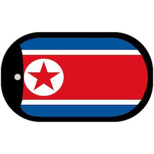 North Korea Flag Dog Tag Kit Wholesale Metal Novelty Necklace