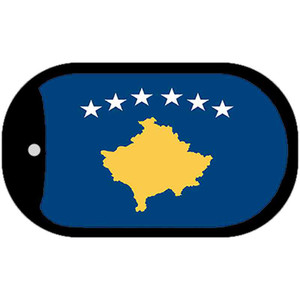 Kosovo Flag Dog Tag Kit Wholesale Metal Novelty Necklace