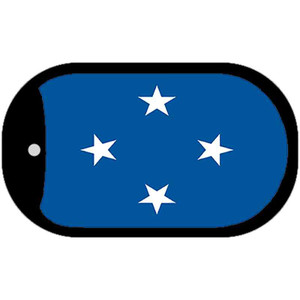 Micronesia Flag Dog Tag Kit Wholesale Metal Novelty Necklace