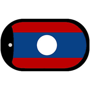 Laos Flag Dog Tag Kit Wholesale Metal Novelty Necklace