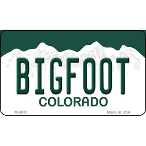 Bigfoot Colorado State Magnet Novelty Wholesale