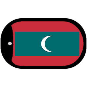 Maldives Flag Dog Tag Kit Wholesale Metal Novelty Necklace