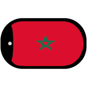 Morocco Flag Dog Tag Kit Wholesale Metal Novelty Necklace