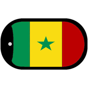 Senegal Flag Dog Tag Kit Wholesale Metal Novelty Necklace