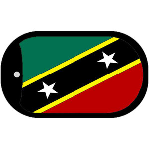 St Kitts-Nevis Flag Dog Tag Kit Wholesale Metal Novelty Necklace