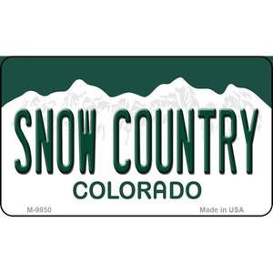 Snow Country Colorado State Wholesale Novelty Metal Magnet