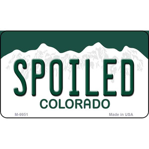 Spoiled Colorado State Background Magnet Novelty Wholesale