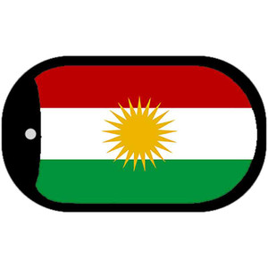 Kurdistan Flag Dog Tag Kit Wholesale Metal Novelty Necklace