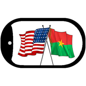 American Burkina Faso Flag Dog Tag Kit Wholesale Metal Novelty Necklace