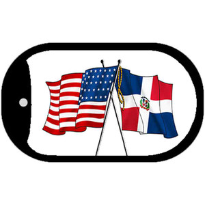 American Dominican Republic Flag Dog Tag Kit Wholesale Metal Novelty Necklace