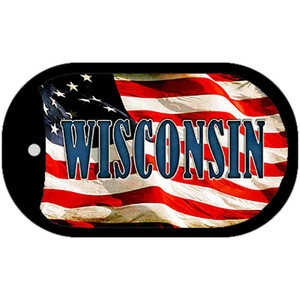 Wisconsin Wholesale Metal Novelty Dog Tag Necklace