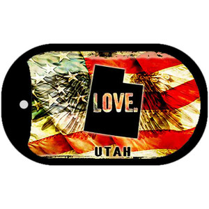 Utah Love Wholesale Metal Novelty Dog Tag Necklace