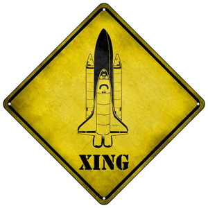 Space Shuttle Xing Wholesale Novelty Metal Crossing Sign