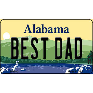 Best Dad Alabama State Background Magnet Novelty Wholesale