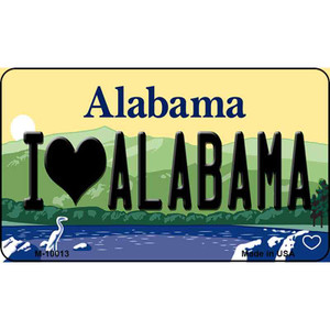 I Love Alabama Alabama State Background Magnet Novelty Wholesale