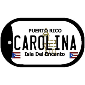 Carolina Puerto Rico Flag Dog Tag Kit Wholesale Metal Novelty Necklace