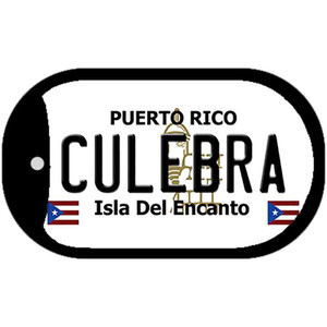 Culebra Puerto Rico Flag Dog Tag Kit Wholesale Metal Novelty Necklace