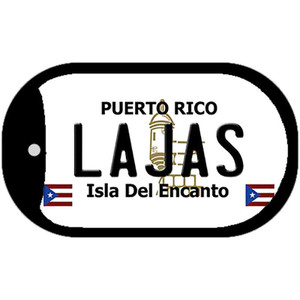 Lajas Puerto Rico Flag Dog Tag Kit Wholesale Metal Novelty Necklace