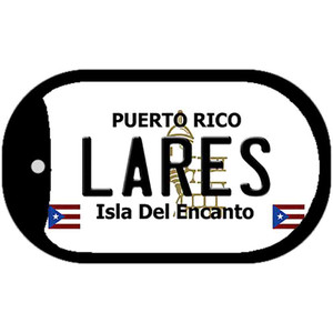 Lares Puerto Rico Flag Dog Tag Kit Wholesale Metal Novelty Necklace