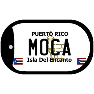 Moca Puerto Rico Flag Dog Tag Kit Wholesale Metal Novelty Necklace