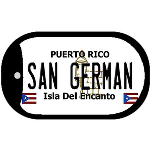 San German Puerto Rico Flag Dog Tag Kit Wholesale Metal Novelty Necklace