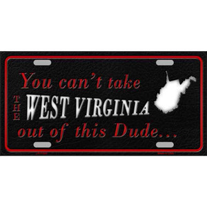 West Virginia Dude Wholesale Novelty Metal License Plate