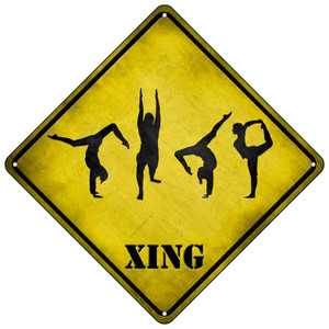 Yoga Group Xing Wholesale Novelty Metal Crossing Sign