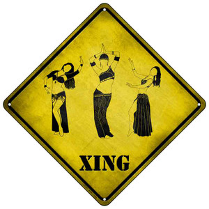 Belly Dancers Xing Wholesale Novelty Metal Crossing Sign