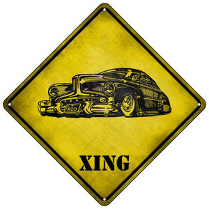 Classic Hot Rod Xing Wholesale Novelty Metal Crossing Sign