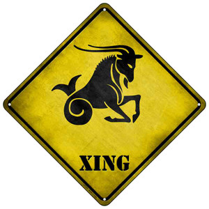 Capricorn Zodiac Animal Xing Wholesale Novelty Metal Crossing Sign