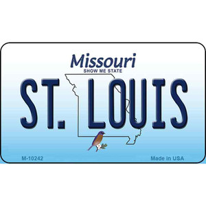 St. Louis Missouri State License Plate Wholesale Magnet