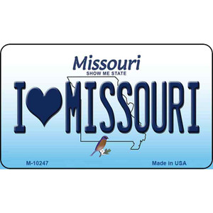 I Love Missouri Missouri State License Plate Wholesale Magnet