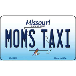 Moms Taxi Missouri State License Plate Wholesale Magnet